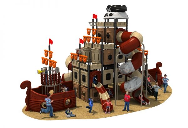 Cầu trượt liên hoàn Tàu Cướp Biển CS-OD2301PIA