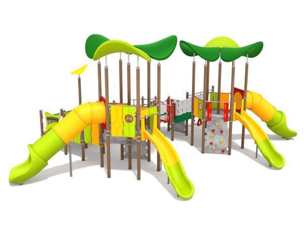 Cầu trượt liên hoàn Rừng Xanh CS-OD2301FRC