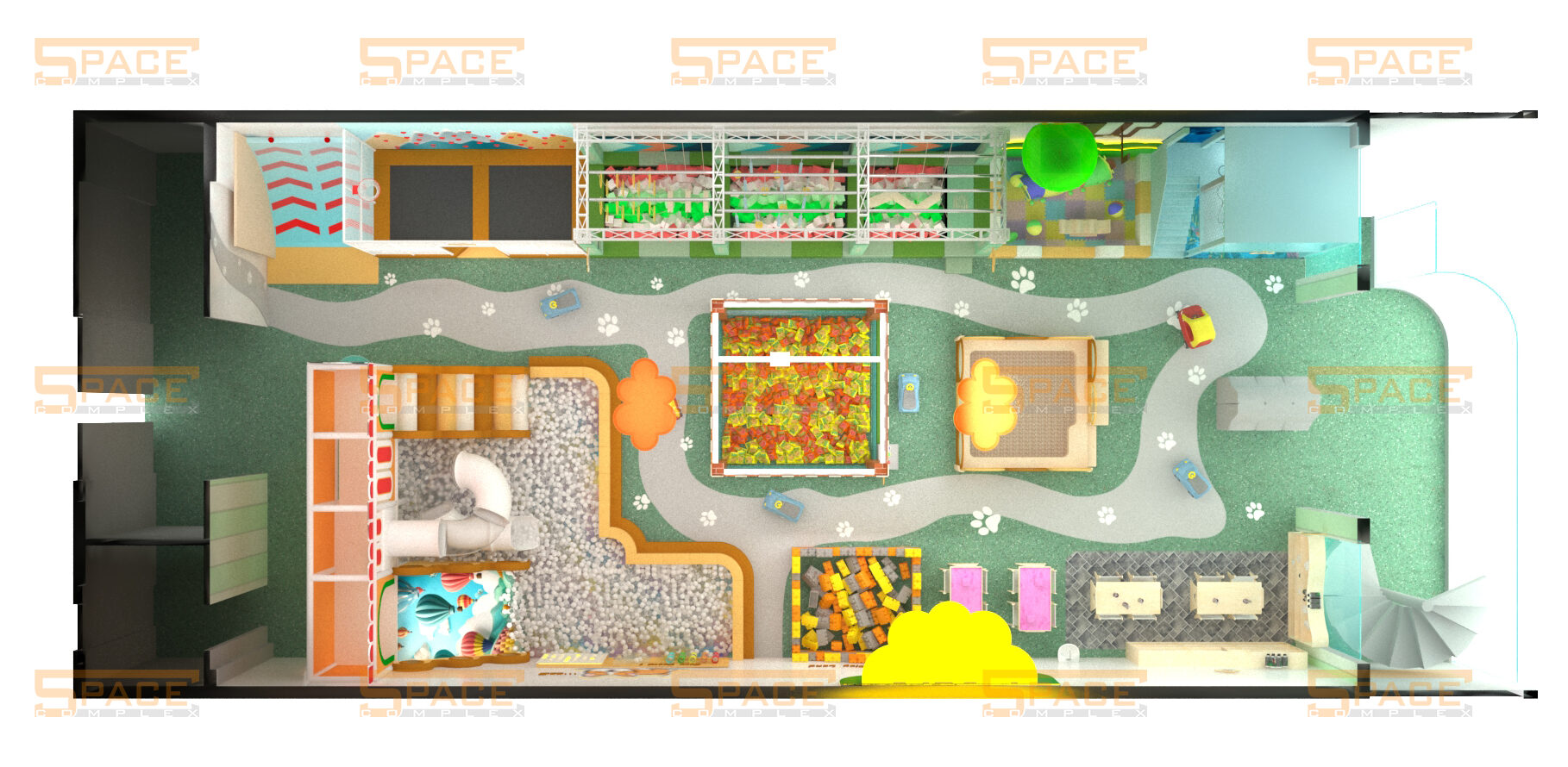 tại sao lựa chọn complex space làm đơn vị thi công