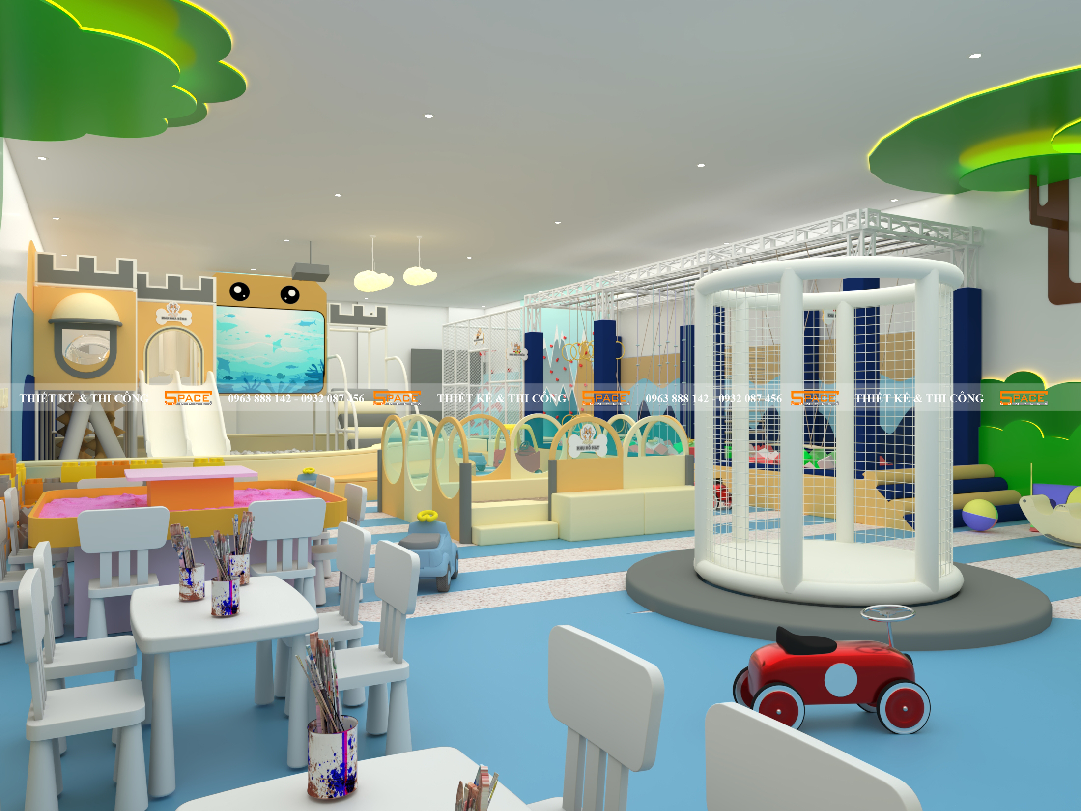 Tư Vấn - Thiết kế & Cung cấp lắp đặt thiết bị khu vui chơi - Hello Kid Hưng Yên