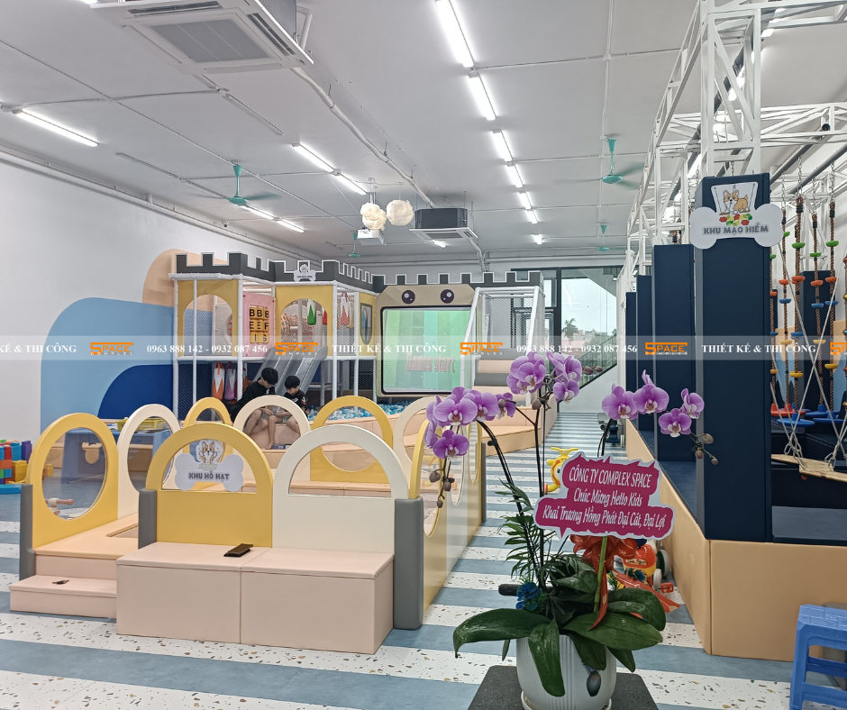 Tư Vấn - Thiết kế & Cung cấp lắp đặt thiết bị khu vui chơi - Hello Kid Hưng Yên