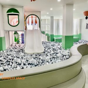 thiết kế và thi công BE KID COFFEE bóng nhựa